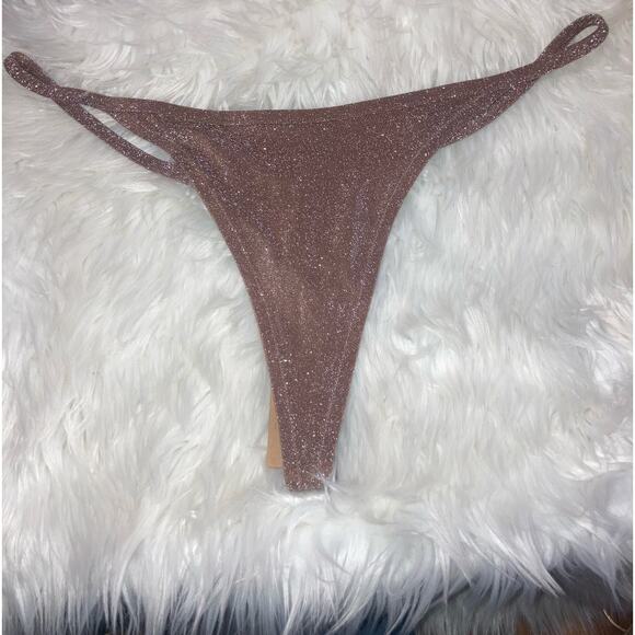 Skims size 3X bikini bottoms thong swim jasper glitter shimmer SW-THG-0112 NWT - Picture 5 of 7